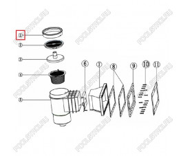 Кольцо верхней крышки Aquaviva для скиммеров серии EM0010/0020 (01051040)