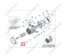 Насос AquaViva LX LP150M (220В, 25м³/ч*8м, 1.1кВт, 1.5лс) вал AISI 316
