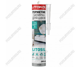 Силиконовый герметик LITOSIL (280 мл) серый