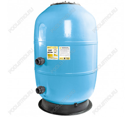 Фильтр AquaViva HS1050 (43 м³/ч, 1050 мм, 1540 кг, 75 мм, 2,5Бар, 1.2м засыпка)
